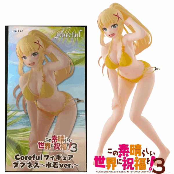 Konosuba Darkness versione costume da bagno 18 cm TAiTO Coreful